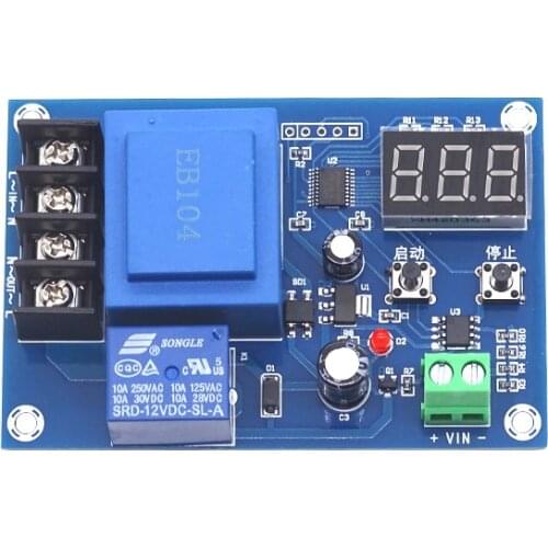 XH-M602 Digital Control Battery Charging Control Module AC 220V Lithium Storage Battery Charger Control Switch Protection Board
