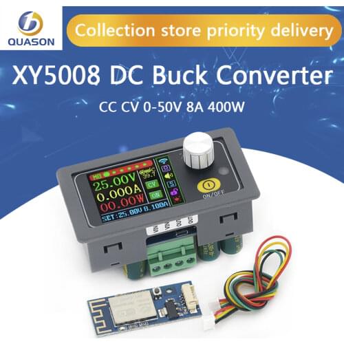 XY5008 DC DC Buck Converter CC CV 0-50V 8A 400W Power Module Adjustable Regulated laboratory power supply variable WIFF APP