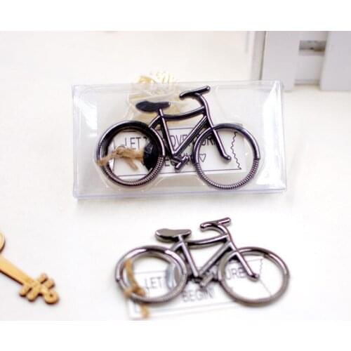 200pcs/lot wedding favor gift and giveaways-- "Lets Go On an Adventure" Bicycle Bottle Opener party favor souvenir