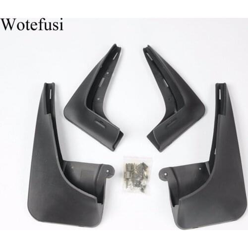 Wotefusi 4Pcs Front Rear Mud Flaps Splash Guards Mudflaps For Mini Clubman 2013 2014 2015 [LP550]