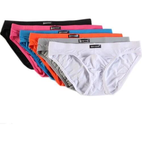 6 Pcs/Pack Mens Triangle Briefs Sexy Ultra Thin Underwear Panties Fetish Gays See Through Pouch Jockstrap Underwear Briefs New