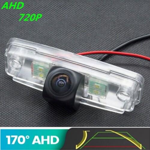 AHD 720P Trajectory Fisheye Car Rear View Camera For Subaru Impreza MK3 WRX Sedan 2007~2011 Forester Outback Vehicle Carmera