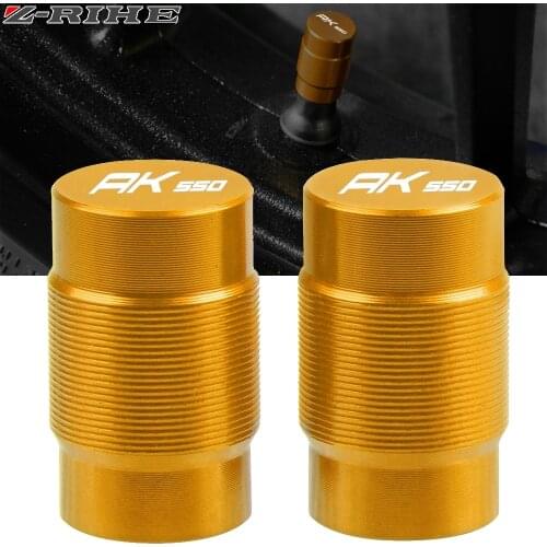 Motorcycle Accessorie AK550 CNC Alumium Car Wheel Tires Valves Tyre Stem Air Caps For KYMCO AK 550 AK550 2017-2020 2018 2019