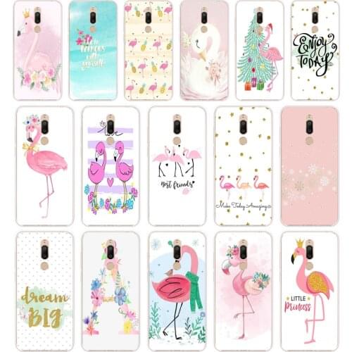 105Cute Summer Tropical Tropic Flamingo Animal gift Soft Silicone Tpu Cover phone Case for Meizu M5 M5C M5S Note M6 M6S M6T case