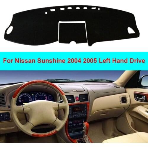 2 Layers Car Dashboard Cover Carpet Cape Dash mat For Nissan Sunny 2004 2005 LHD Carpet Dashmat Sun Shade Pad Cushion