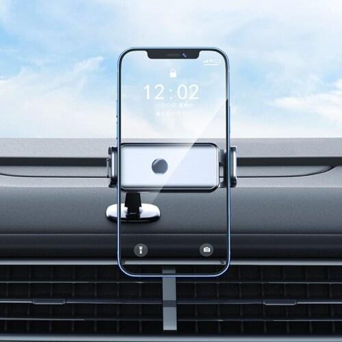 Electric Handsfree Car Phone Holder Smart Auto Support 360° Rotatable Cellphone Mount Mobile Stand Clip Universal Dashboard Rack