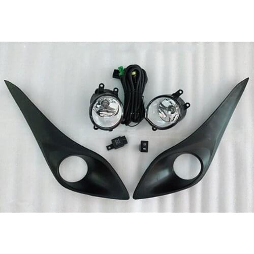 Eosuns Front Bumper Light Front Fog Lamp for Toyota Yaris 2018-2020 with Frame Cover, Wires and Switch