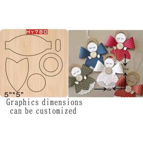 Small doll pendant cutting dies 2019 die cut & wooden dies Suitable for common die cutting machines on the market