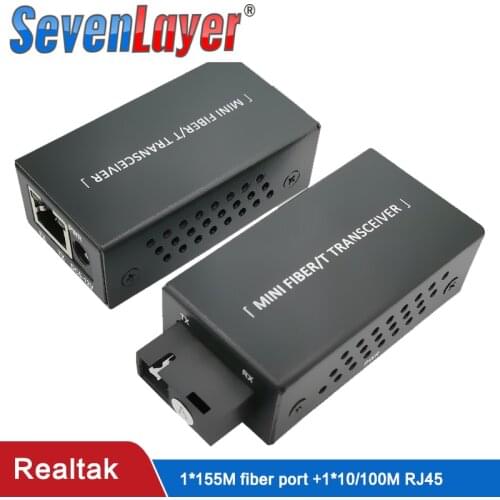 Mini media converter 10/100M 1310/1550 fiber optical to rj45 UTP fiber to ethernet fiber switch media converter