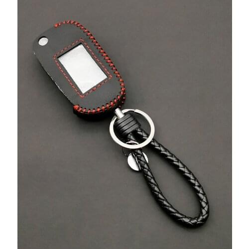 M7 Fashion Style Leather Key Case for Scher-Khan Magicar 7 8 9 10 Uncut Blade Fob Cover M7 M9 Folding Car Flip Remote