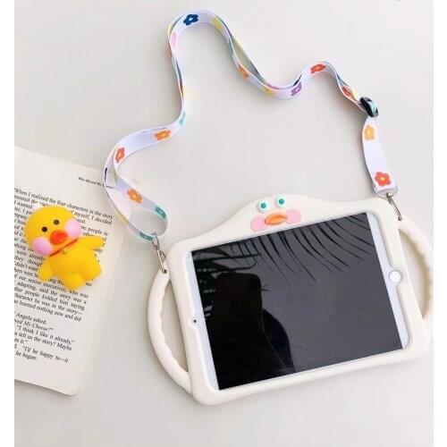 Cartoon Shockproof Safe Kids Case For IPad Mini 7.9" Stand Tablet Cover For New IPad 10.2 2019 IPad Air Air 2 IPad 10.5 + Strap