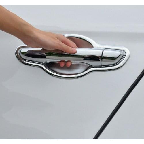 For Hyundai Solaris 2 door handle cover Chromium door bowl pull chrome car-styling Exterior decoration accessory 2017 2018