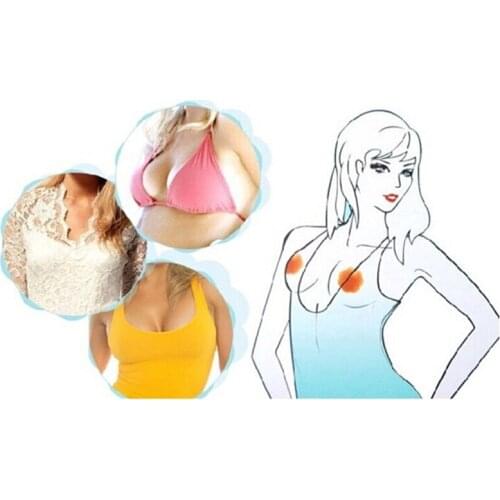 Silicone Bra Pasties Chest Stickers Petal Round Shape Pasties Nipple Cover Invisible Reusable Self Adhesive For Decoration