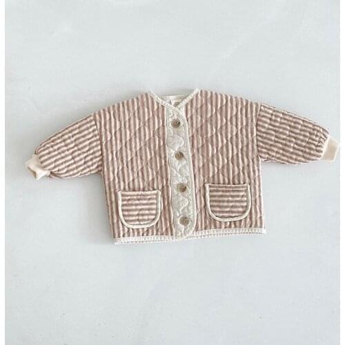 2021 Newbonr Baby Clothes Babi Boy Girl Jackets Korea Babi Autumn Winter Blazer Coats Toddler Cotton Outwear Clothes 9M 12M 24M