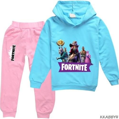 Fortnites New Kids Tracksuit Clothes Set fashion clothes Hoodies And Pants Children Sportwear Clothing Casual Sport Suit