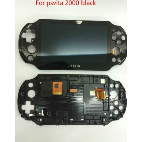 Original 100% new for psvita for ps vita 2000 lcd display screen assembled 4 colors with free screen protector