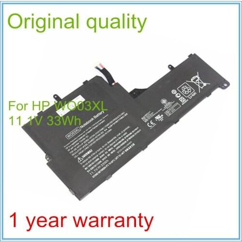 11.1V 33wh original laptop battery WO03XL for WO03XL HSTNN-IB5I 725496-1B1 battery Free shipping