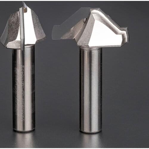 PCD woodworking cnc cutter for cabinet door R type corner curve route bits