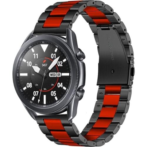 Band for Galaxy Watch4 44mm Stainless Steel Bracelet 20mm 22mm Quick Release Strap Wristband for Samsung Galaxy Watch3 41mm 45mm