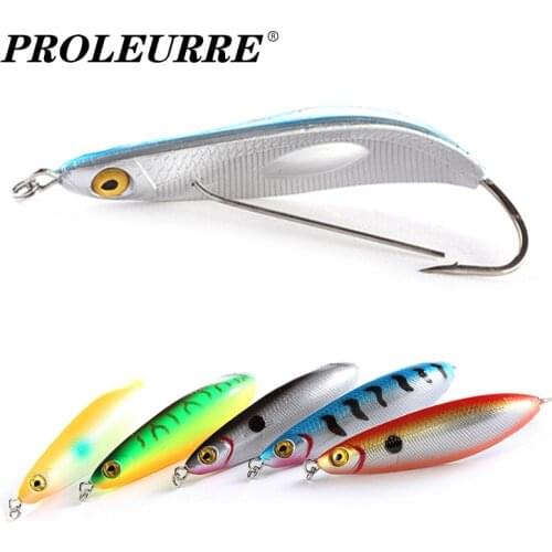 Proleurre Anti Grass Hook Fishing Spoon Lures 8cm 20g Artificial Bait Curved VIB Wobbler All Water Crankbaits Fishing Tackle