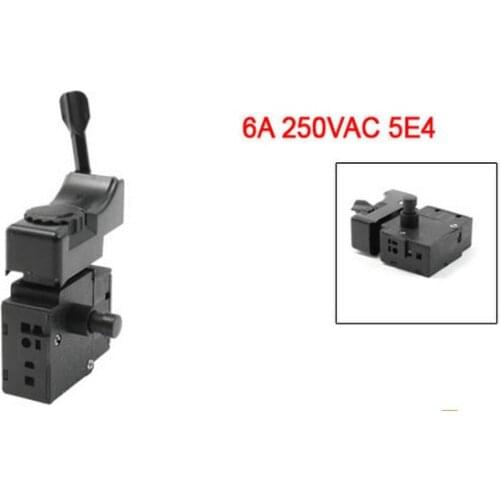 Replacement Power Tool Spare Part Manual Operation Lock Trigger Switch 6A 250VAC 2pcs