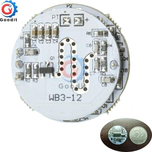 LED Microwave Radar Sensor Module 3-12W Microwave Radar Sensing Switch Module Special for Spherical Lamp