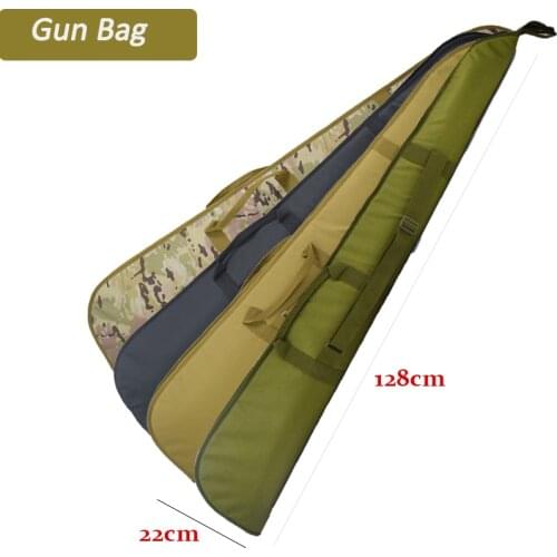 Tactical 128cm Gun Bag Hunting Hunting Accessories Gun Rifle Bag Air Gun Bag Protective Shoulder Bag Outdoor Combat Pouch