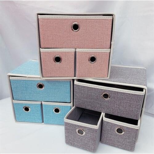 Cloth Wardrobe Storage Drawers Organizer Divider Box Clothes Cabinet Closet Case Home Organization Office Sundries Accessories