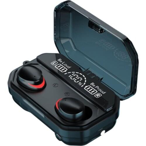 A17 TWS Bluetooth Headset Sports Wireless LED Display Ear Hook Running Headset Press 5.1 Waterproof Headset