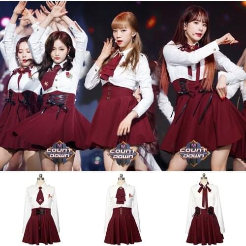 Campus Graduation Uniform Cheerleader Jazz Dance Costume Suit Female Korean Girl Group Hip-Hop Street Dance Costume DWY4448