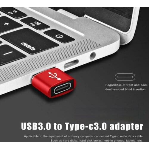 USB 3.0 (Type-A) USB3.1 (Type-C)Male to Female Connector Converter Charging Data Adapter Transfer Adapter Standard E9D1