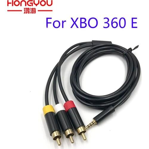 1.8m 6FT RCA 480i Audio Video Optical Cable Digital AV Cord Adapter For Microsoft For Xbox 360 E Console Video Game