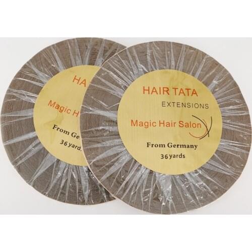 1 roll 36 yards Double side adhesive hair extensions tape TATA hair extension support tape for tape hair extension