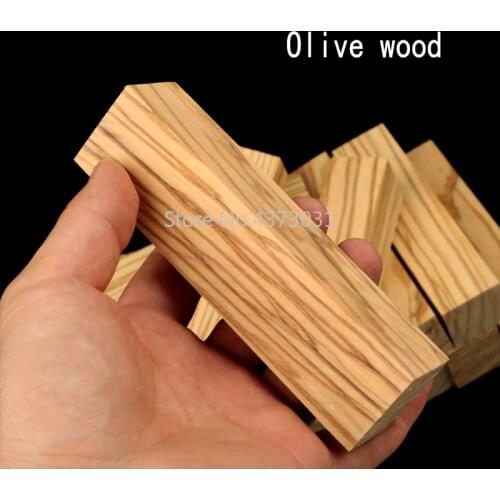 1piece Olive Wood for DIY Knife Handle Material Multi Size Handicraft Raw Materials