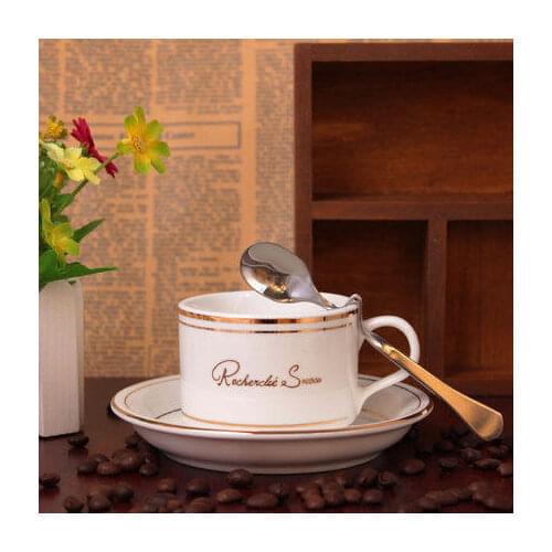 150ml European Style Bone China Coffee Cups Set Famous Luxury English Afternoon Black Tea Cups And Saucers Ceramic Coffee