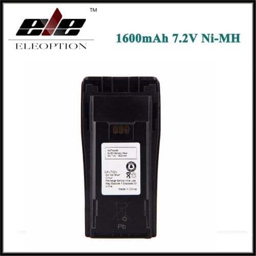 Eleoption Ni-MH 1600mAh 7.2V NNTN4496 NNTN4851 Battery for MOTOROLA CP040 CP150 CP160 PR400