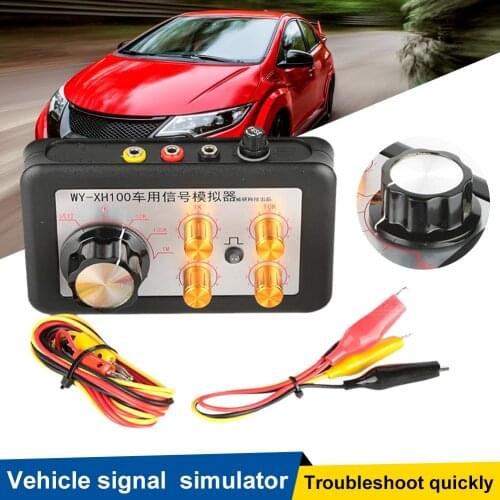 12V Vehicle Signal Automotive Sensors Simulator Temperature Sensor Water/Fuel Tester Rail Pressure Sensor Crankshaft Sensor