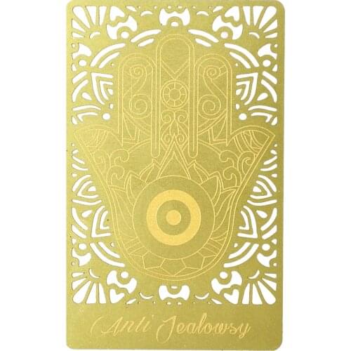 FengShui Anti-Jealousy Gold Card W4854