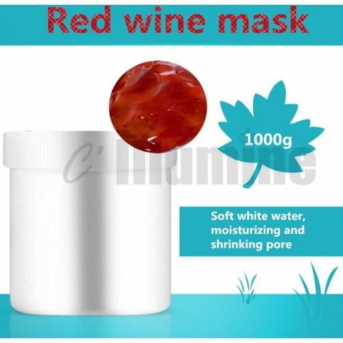 Red Wine Polyphenols Anti-Aging Sleeping Mask 1000g Water Moisturizing Pores Beauty Salon
