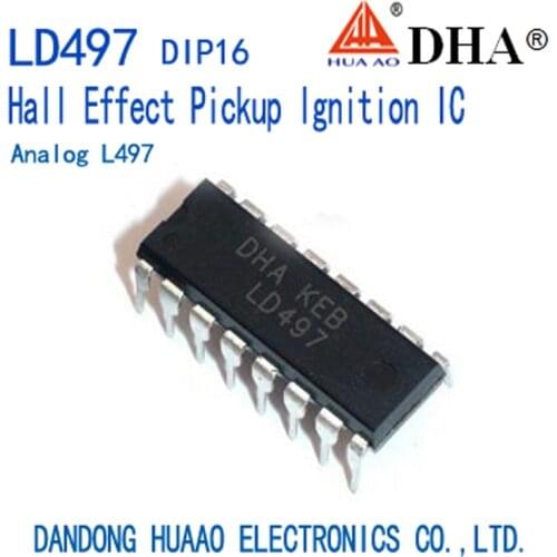 LD497 L497 Automotive Car Hall Effect Pickup Ignition Control ASIC DIP16