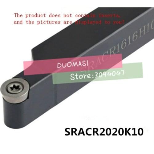 SRACR2020K10 20*20*125mm Metal Lathe Cutting Tools Lathe Machine,CNC Turning Tools External Turning Tool Holder S-Type SRACR/L