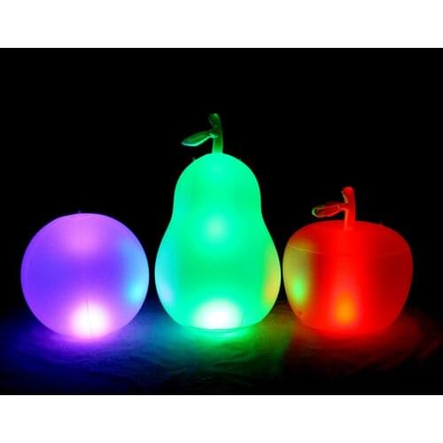 Inflatable Ball/Avocado Shape Landscape Light 16 Color LED PVC Hanging Light Gargen Lantern Remote Control Waterproof Pool Lamp