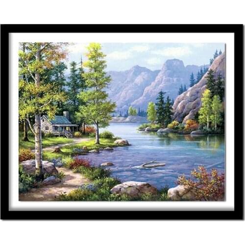 NEW DIY Diamond Embroidery Natural landscape pattern Diamond Painting Cross Stitch kits Diamond picture Home Decoration