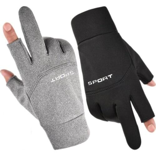 Hot Sale Touch Screen Thermal Riding Gloves Black Grey Sports Bike Cycling Gloves MTB Road Bike Racing Women Men Bicycle Gloves