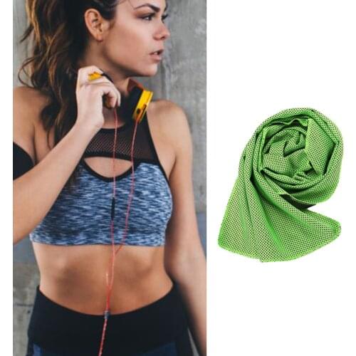 Microfiber Swimming Towel Iced Sports Washcloth Cooling Towel Quick Dry Sports Towels For Workout Fitness Yoga Camping Towels