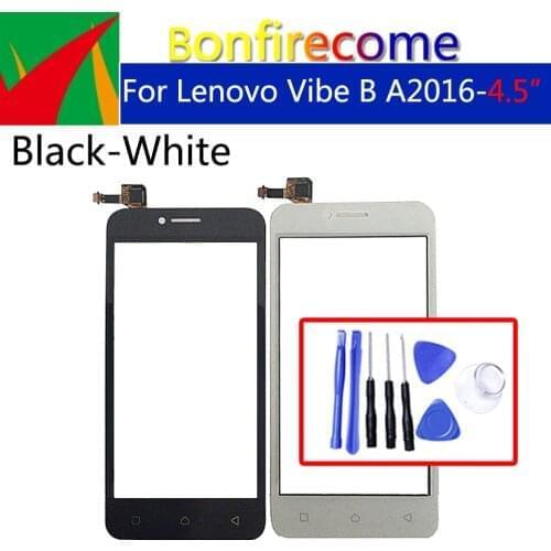 Touchscreen For Lenovo Vibe B A2016a40 A2016 Touch Screen Digitizer LCD Display Front Glass Panel Sensor Replacement 4.5 inch