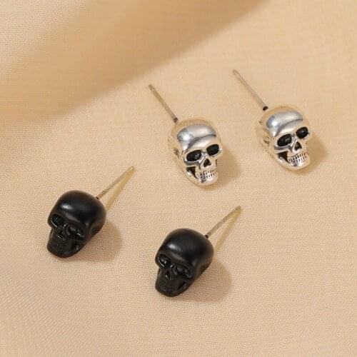 Skull Earrings Fashion Stud Earrings For Women Girl Small Jewelry Valentines Day Gift