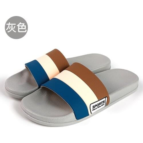 Stylish bathroom slippers women home home simple bath non-slip thick-soled slippers men man shoes house slippers men