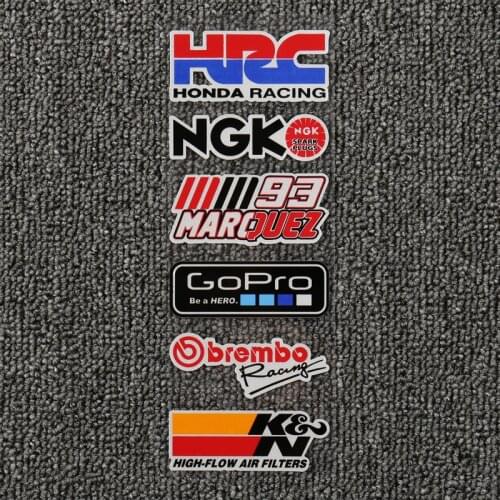 Motocross Reflective Car Motorcycle Stickers Helmet Decals for Honda Nc750x Cb500x Cb650r Pcx125 Cbr 600 Rr Cb1000r Cbr Cr250