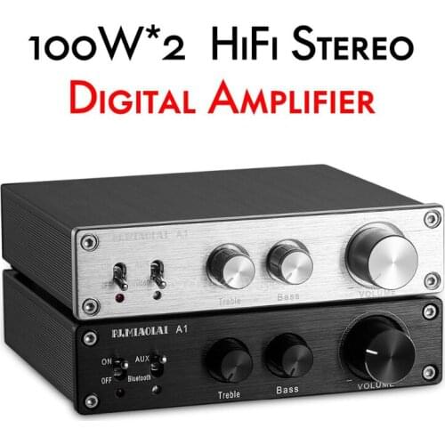 PJ.MIAOLAI A1 Fever Desktop Computer HIFI Bluetooth 5.0 Digital Audio Amplifier Home High Power